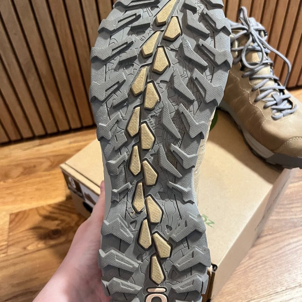Oboz Women's Sypes Mid Leather B-Dry Waterproof Hiking Boot Women's 9 - Acorn - Picture 8 of 13